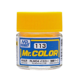 C113 Mr. Color Semi-Gloss RLM04 Yellow 10ml - MPM Hobbies