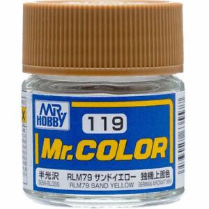 C119 Mr. Color Semi-Gloss RLM 79 Sand Yellow 10ml.