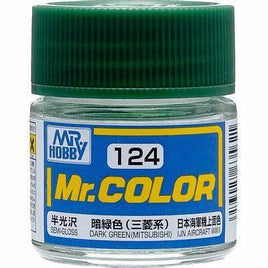C124 Mr. Color Semi-Gloss Dark Green (Mitsubishi) 10ml - MPM Hobbies
