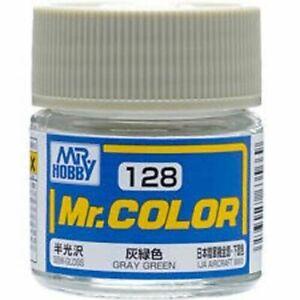 C128 Mr. Color Semi-Gloss Gray Green 10ml - MPM Hobbies