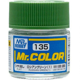 C135 Mr. Color Flat Russian Green (1) 10ml - MPM Hobbies