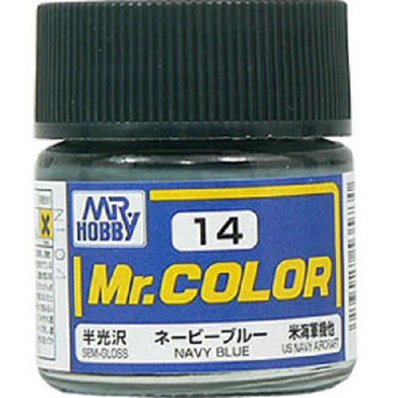 C14 Mr. Color Semi-Gloss Navy Blue 10ml - MPM Hobbies