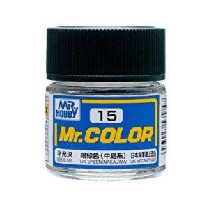 C15 Mr. Color Semi-Gloss IJN Green 10ml - MPM Hobbies