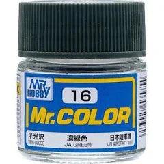 C16 Mr. Color Semi-Gloss IJA Green 10ml - MPM Hobbies