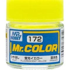 C172 Mr. Color Fluorescent Yellow 10ml - MPM Hobbies
