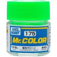 C175 Mr. Color Fluorescent Green 10ml - MPM Hobbies