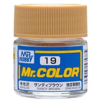 C19 Mr. Color Semi-Gloss Sandy Brown 10ml - MPM Hobbies