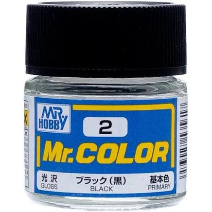 C2 Mr. Color Gloss Black 10ml - MPM Hobbies