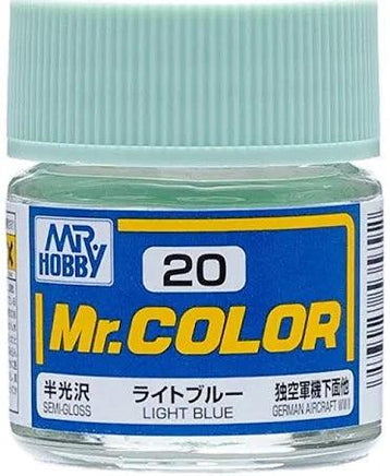 C20 Mr. Color Semi-Gloss Light Blue 10ml - MPM Hobbies