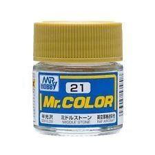 C21 Mr. Color Semi-Gloss Middle Stone 10ml - MPM Hobbies