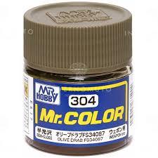 C304 Mr. Color Olive Drab FS34087 10ml - MPM Hobbies