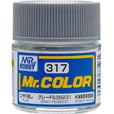 C317 Mr. Color Flat Gray FS36231 10ml - MPM Hobbies