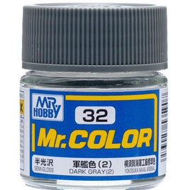 C32 Mr. Color Semi-Gloss Dark Gray (2) 10ml - MPM Hobbies