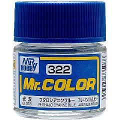 C322 Mr. Color PHTHALO Cyanne Blue 10ml - MPM Hobbies