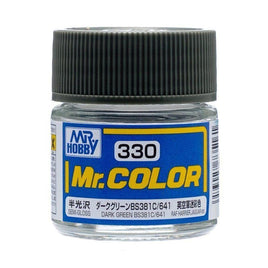 C330 Mr. Color Dark Green BS381C/641 10ml - MPM Hobbies