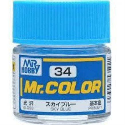 C34 Mr. Color Gloss Sky Blue 10ml.