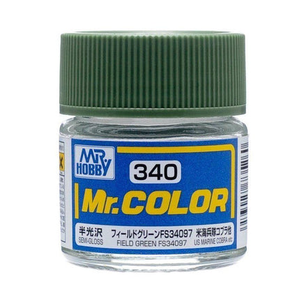 C340 Mr. Color Semi-Gloss Field Green FS34097 10ml - MPM Hobbies