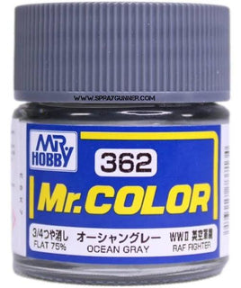 C362 Mr. Color 3/4 Flat Ocean Gray 10ml.