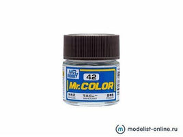 C42 Mr. Color Semi-Gloss Mahogany 10ml - MPM Hobbies