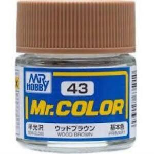 C43 Mr. Color Semi-Gloss Wood Brown 10ml - MPM Hobbies