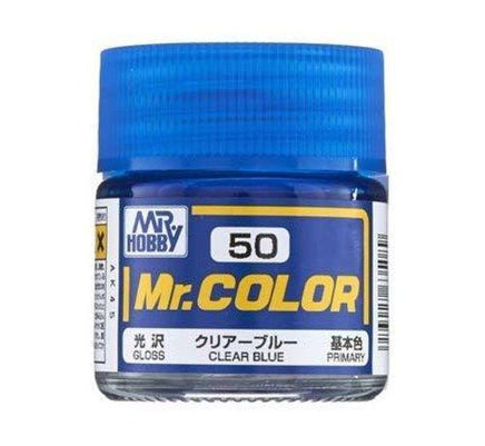 C50 Mr. Color Gloss Clear Blue 10ml - MPM Hobbies