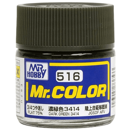 C516 Mr. Color Dark Green 3414 10ml - MPM Hobbies