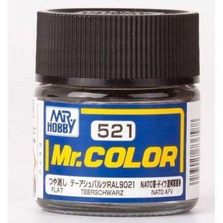 C521 Mr. Color Teerschwarz RAL9021 10ml - MPM Hobbies