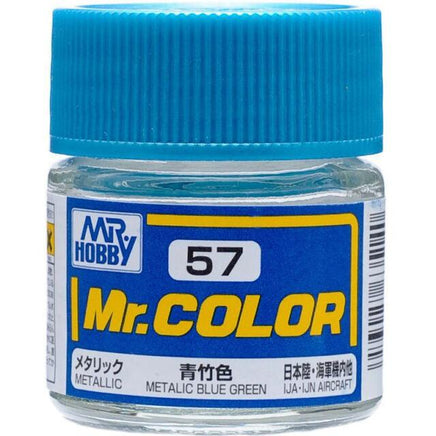 C57 Mr. Color Metallic Blue Green 10ml - MPM Hobbies