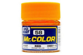 C58 Mr. Color Semi-Gloss Orange Yellow 10ml.