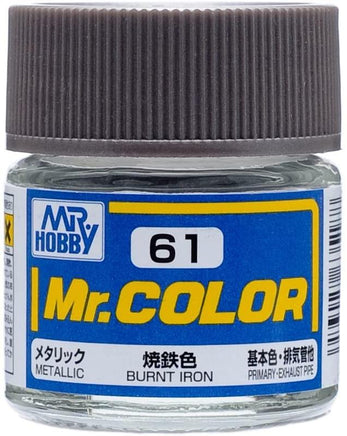 C61 Mr. Color Metallic Burn Iron 10ml - MPM Hobbies