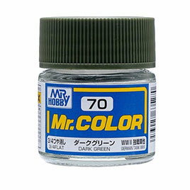 C70 Mr. Color 3/4 Flat Dark Green 10ml.