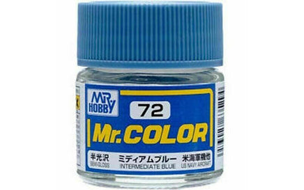 C72 Mr. Color Semi-Gloss Intermediate Blue 10ml - MPM Hobbies