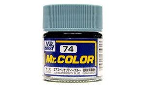 C74 Mr. Color Gloss Air Super Blue 10ml - MPM Hobbies