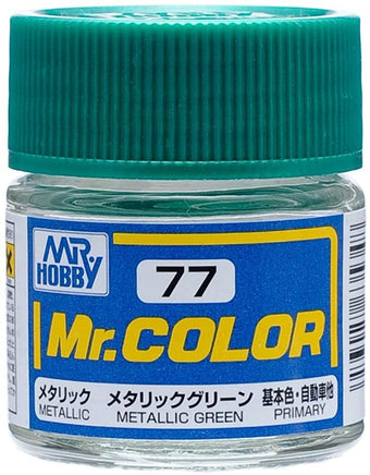 C77 Mr. Color Metallic Green 10ml - MPM Hobbies