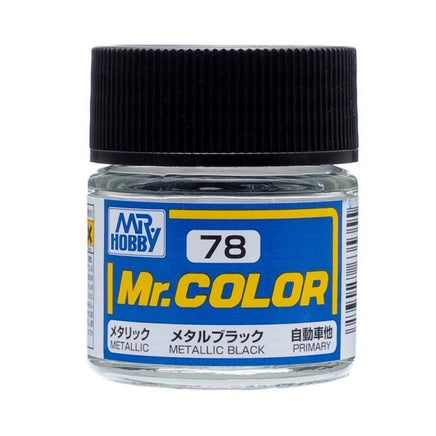 C78 Mr. Color Metallic Black 10ml - MPM Hobbies