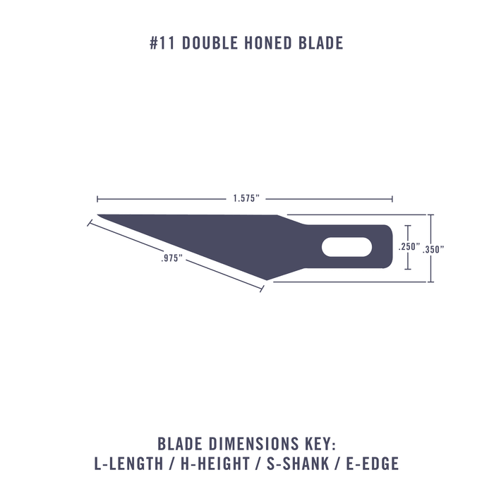 11 Hobby Knife Blades (5 pack)