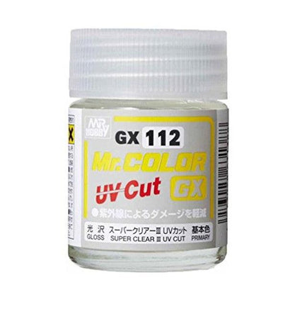 GX112 Mr. Color Super Clear Ⅲ UV Cut Gloss 18ml - MPM Hobbies