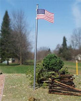 HO Osborn American Flag and Pole Kit 1094 - MPM Hobbies