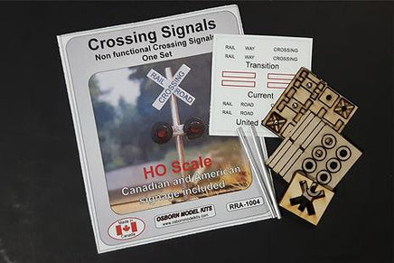 HO Osborn U.S. and Canadian Crossing Signals Kit 1004 - MPM Hobbies