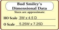 HO Scale Bar Mills Bud Smiley's Texaco Station Model Kit.