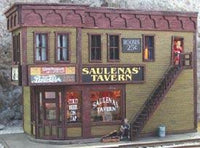 HO Scale Bar Mills Saulenas Tavern Model Kit.