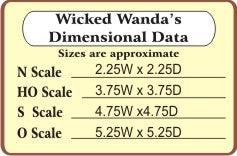 HO Scale Bar Mills Wicked Wandas Model Kit.