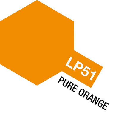 LP-51 Tamiya Lacquer Pure Orange 10ml.