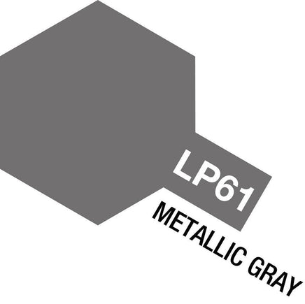 LP-61 Tamiya Lacquer Metallic Gray 10ml - MPM Hobbies