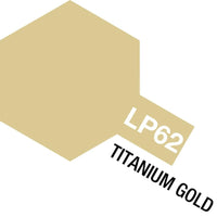 LP-62 Tamiya Lacquer Titanium Gold 10ml.