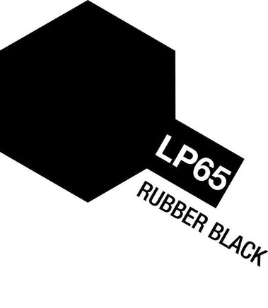 LP-65 Tamiya Lacquer Rubber Black 10ml.