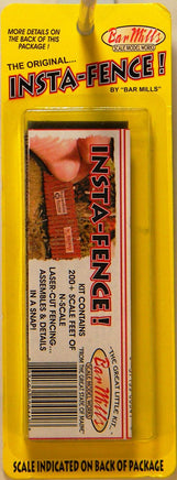 N Scale Bar Mills InstaFence Kit.