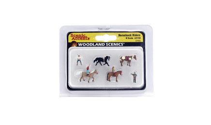 N Scale Woodland Scenics Horseback Riders - MPM Hobbies