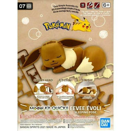 Pokemon Eevee (Sleeping Pose) 07 Quick Model Kit - MPM Hobbies