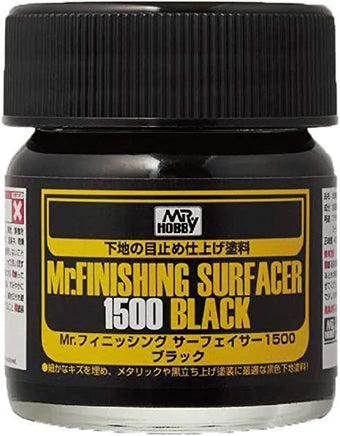 SF288 Mr. Finishing Surfacer 1500 Black 40ml - MPM Hobbies